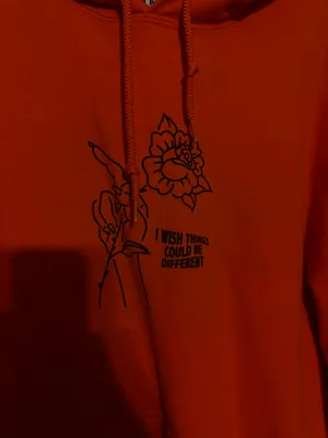 Hoodie Orange Size M thumbnail 3