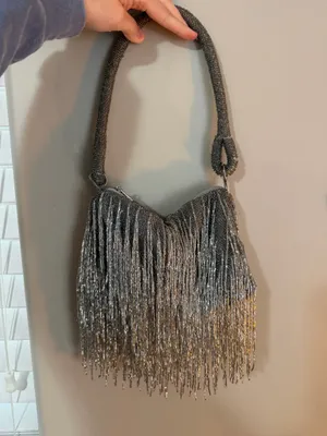 Beaded bag Silver thumbnail 2