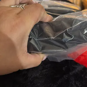 PINK CO-ZZZY Fleece‎ Platform Slipper - Pure Black thumbnail 3
