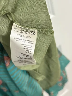 FREE PEOPLE Alejandra Smocked Bodice Tiered Sundress in Green Size Small thumbnail 7