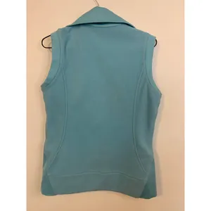 Columbia Fleece Vest Womens Medium Blue Excellent Full Zip Sleeveless Outdoor thumbnail 6