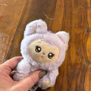 Yoonique LLC Lavender Purple‎ Plush Keychain Pluzzles Kawaii Character YQ080525 thumbnail 4