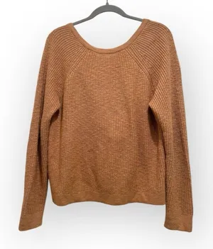 Aerie Tie-Back Oversized Sweater - Size Small - Beige/Peach thumbnail 1