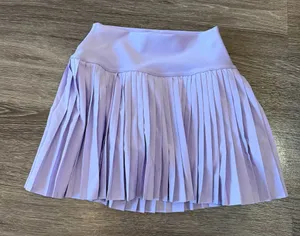 Alo Yoga High-Waist Pleated Purple Tennis Skirt thumbnail 1