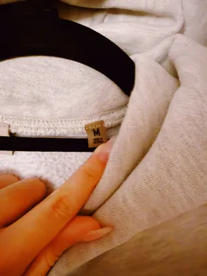 Essentials Grey Fear of God Hoodie thumbnail 5