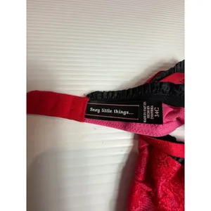 Victoria's Secret Sexy Little Things Red Lace Bra Bodysuit Lingerie 34C‎ thumbnail 2