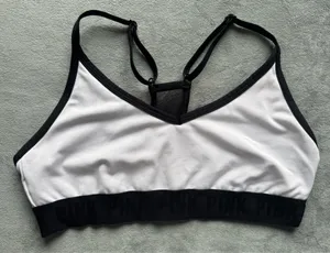 White Victoria's Secret Sports Bra Medium-PINK thumbnail 1