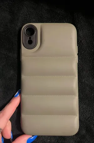 sage green puffer phone case thumbnail 1