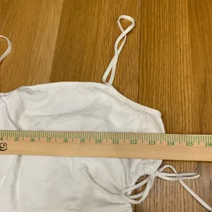 Aerie Women White‎ Linen Blend Cutout Side Tie Mini Dress Summer Size Small S P thumbnail 2