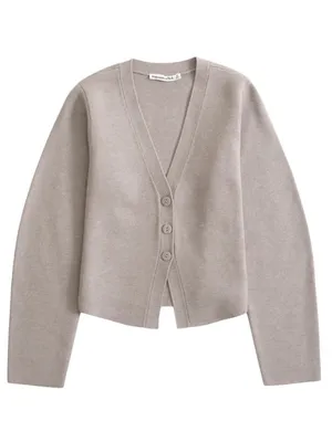 Abercrombie & Fitch LuxeLoft Rounded Sleeve Cardigan Large NWT thumbnail 2