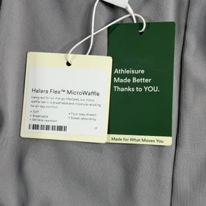 Halara Flex MicroWaffle Work Pants Women 2X Gray High Rise Wide Leg NWT thumbnail 4