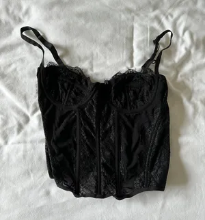 corset top Black thumbnail 1
