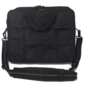 Dell Black Nylon Top Load Notebook Laptop Bag Shoulder Strap Fits Up To 15.6" thumbnail 2