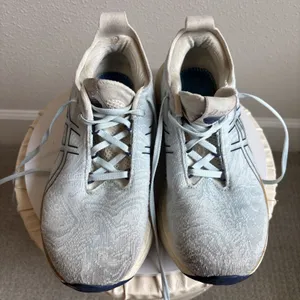 Asics Gel Nimbus 25 Nagino Womens Size 9.5 Blue Athletic Shoes Sneakers 1012B491 thumbnail 1