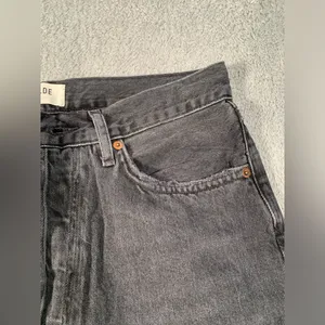 Agolde denim jeans 90’s jean black 27 distressed thumbnail 7