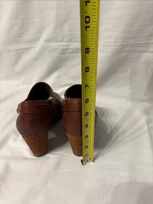 Dr Scholl’s Memory Foam Comfort Fit Women's Brown Zip Ankle Booties SZ 9 thumbnail 5