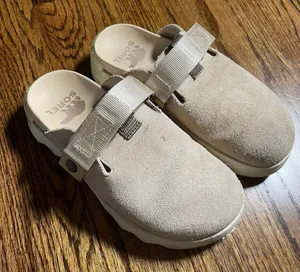 Sorel Women's Viibe Suede Clog Nova Sand Size 5 thumbnail 1