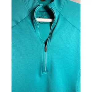 Patagonia Capilene 3 Midweight 1/4 Zip Base Layer Teal Blue 11821 Women Medium thumbnail 3