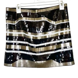 Express Womens Skirt Sz Small Sequins Short Party Evening Disco Retro Short thumbnail 2