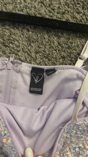 Windsor Sparkly Purple Dress thumbnail 2