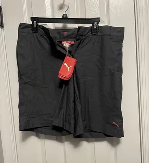 NWT Puma Golf Shorts Grey in color Size Large thumbnail 1