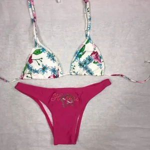 Recco Brazilian bright floral print bikini thumbnail 2