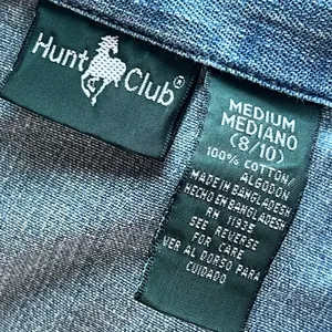 Vintage 80s 90s Hunt Club Denim Vest Retro women’s size M sz 8 10 thumbnail 5