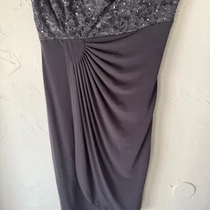 Dressbarn Y2k Dress Women's Size 6 Gray Lace‎ & Sequin Party Going Out thumbnail 3
