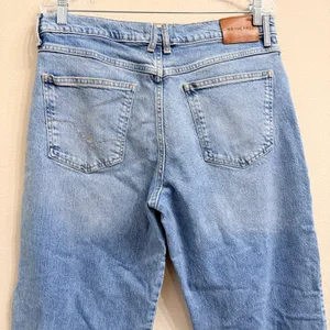 Free People Women's Risk Taker Mid-Rise Straight-Leg Jeans‎ Size 31 thumbnail 7