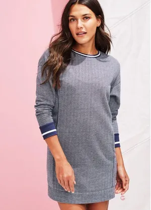NWT Vineyard Vines Varsity Sweatshirt Dress Sz L thumbnail 2