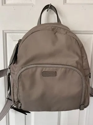 Kate Spade gray backpack small with pockets thumbnail 1