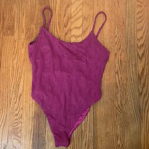 Andie Swim Liku One Piece Swimsuit Aura Magenta Lace‎ Small NWT thumbnail 4