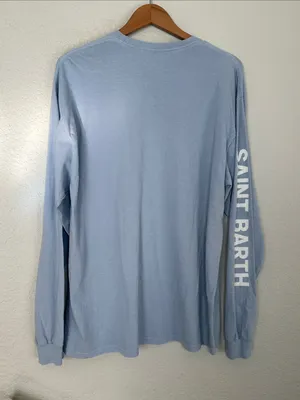 John Galt Brandy Melville Saint Barth Long Sleeve Tee Coastal Anchor Oversized thumbnail 2