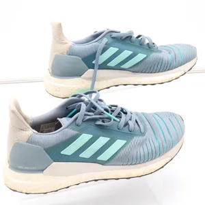 Adidas Solar Glide Womens Blue Mint Green Running Shoes Size 8.5 thumbnail 2