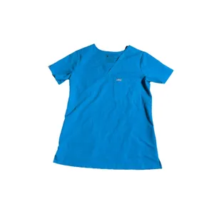 FIGS Scrub Top Women XSmall Blue Technical Collection One-Pocket Medical Nurse‎ thumbnail 3