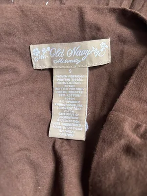 Old Navy Chocolate Brown Strapless Tie-Waist Midi Skirt thumbnail 2