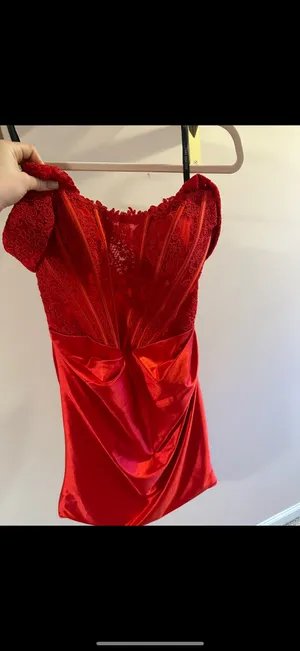 Sherri Hill Homecoming Red thumbnail 4