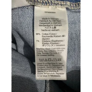 Madewell The Emmett Wide Leg Crop Jean: Welt Pocket Edition Womens 28 Blue NO604 thumbnail 6