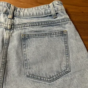 DISSH Light Blue Frayed Jean Shorts Size 12 thumbnail 12