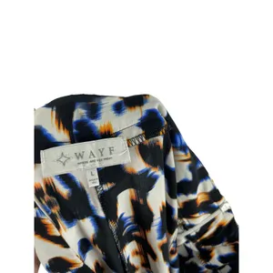 Wayfe Women's Size‎ Large Tall Printed Flowy Wide Leg High Rise Pants thumbnail 6