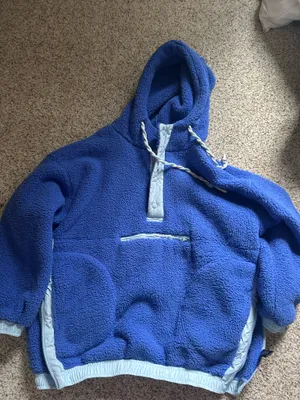 Altar'd State Fluffy Blue Sherpa  thumbnail 1