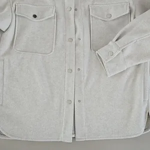 Zara Off White Soft Button Down Overshirt Woman’s Jacket Size M thumbnail 5