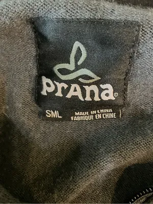 Prana Calimero 1/2 Zip Pullover Sweatshirt Long Sleeve Size S thumbnail 2