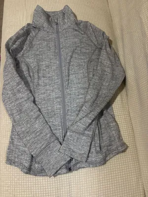 Old Navy Athletic Zip-Up Jacket Grey thumbnail 1
