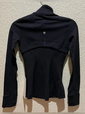Lululemon NWT Define Jacket Luon Size 0 Black Full zip up thumbnail 8