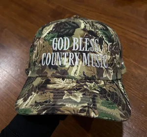 Country music hat Green thumbnail 1