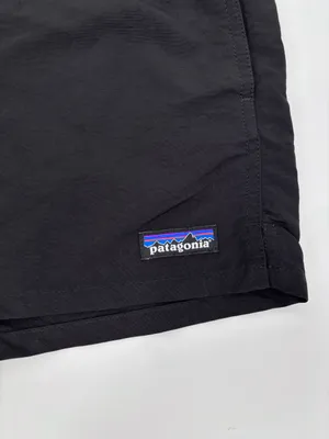 Patagonia Black Women's Athletic Shorts with Logo Tab thumbnail 8