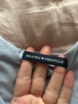 Brandy Melville Gina Light Blue Top thumbnail 4