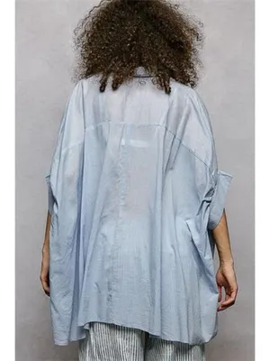 POL Button Down Embroidered‎ Floral High-Low Hem Shirt thumbnail 4