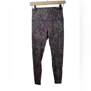 Lululemon Wunder Train High Rise Tight Leggings 28 Topography Multi Size 8 thumbnail 3